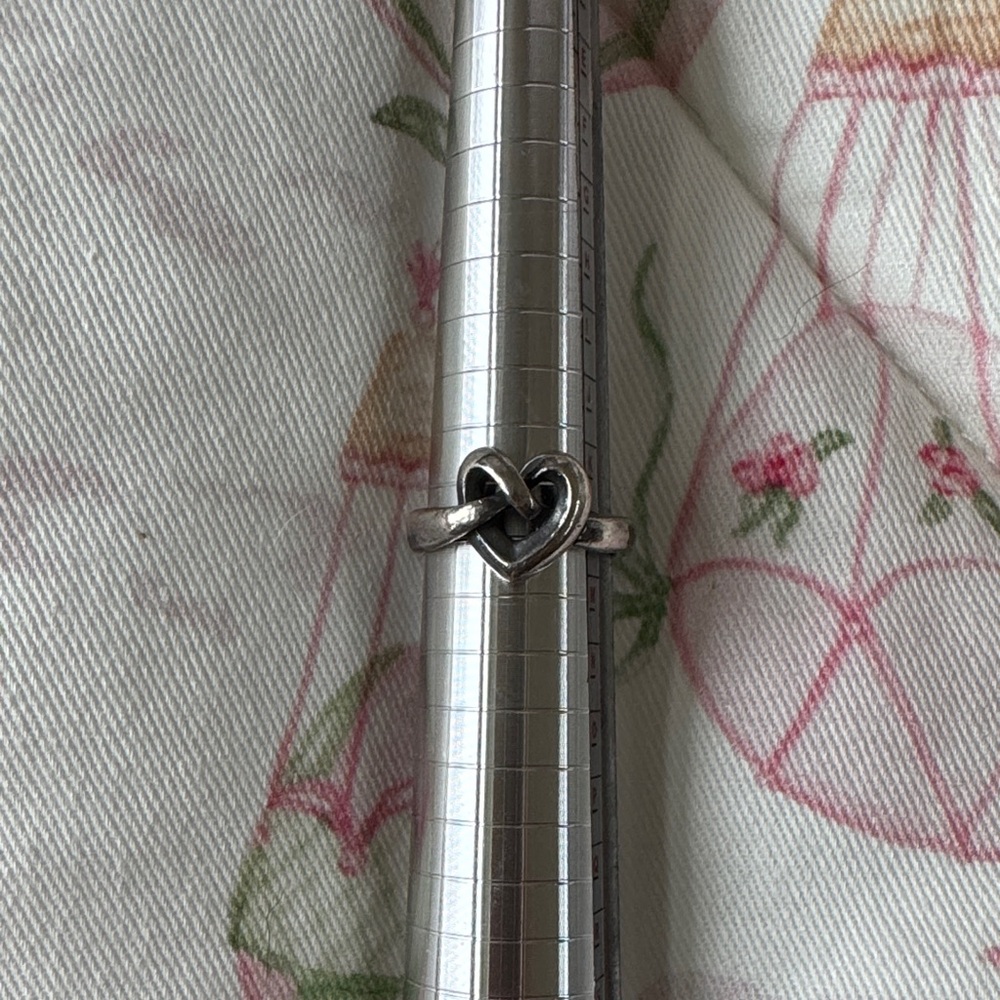 James Avery Silver Heart Ring
